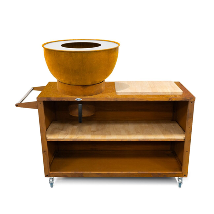 HEAT - Trolle buitenkeuken (cortenstaal)