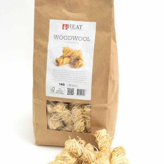 HEAT Outdoor Living Houtwol Aanmaakkrullen 1 kg