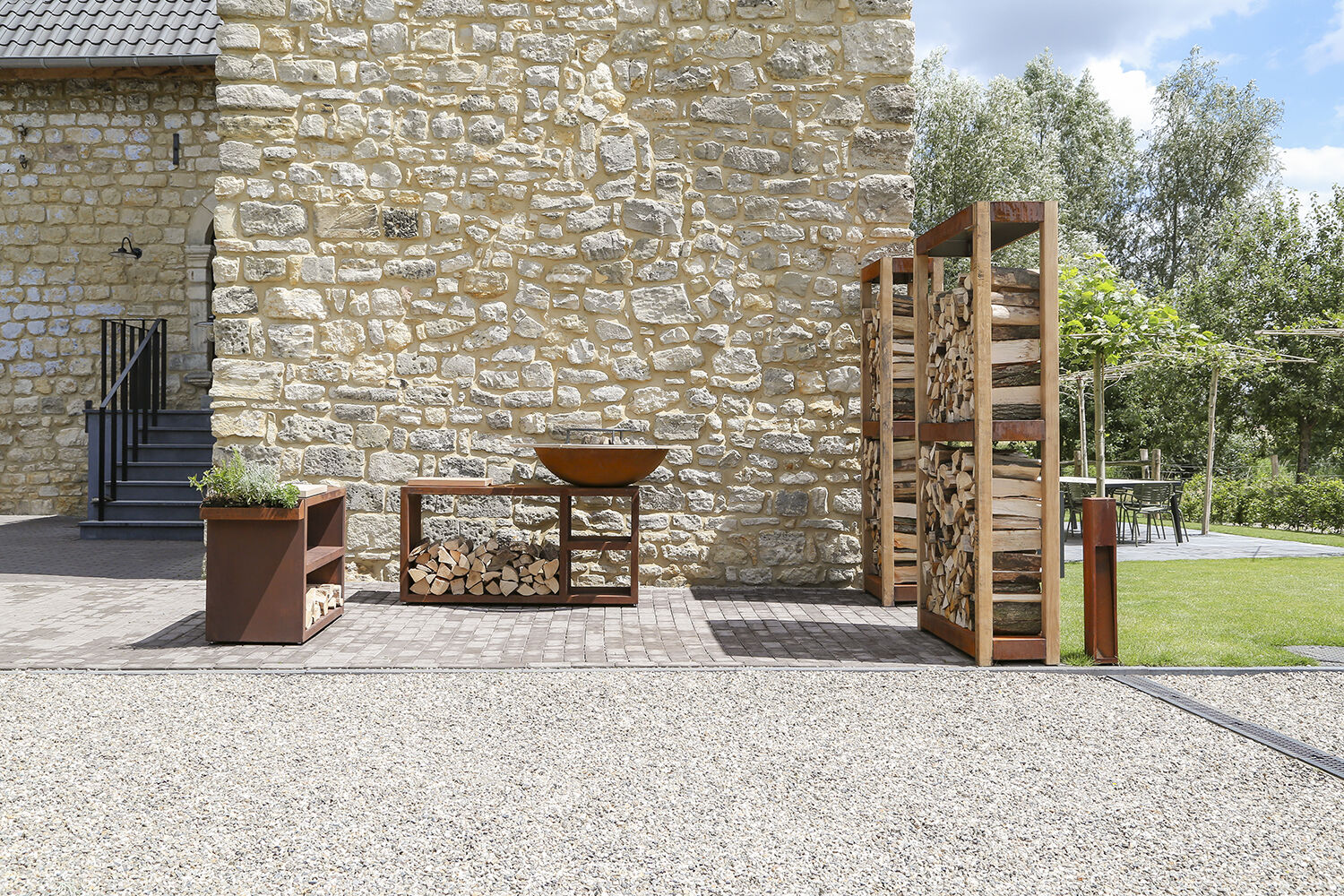 Quoco Piatto Tavolo Corten Large - Afbeelding 4