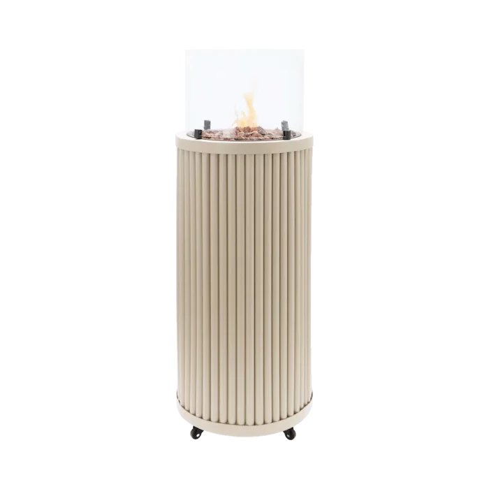 Cosi Cosipillar Curved Sandy Beige Vuurzuil