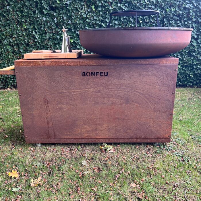BonFeu Island XL Corten DEMO toestel inclusief accessoires