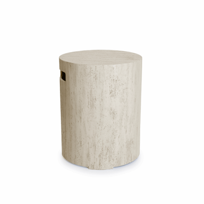 Happy Cocooning Gasfles Cover Round Travertine