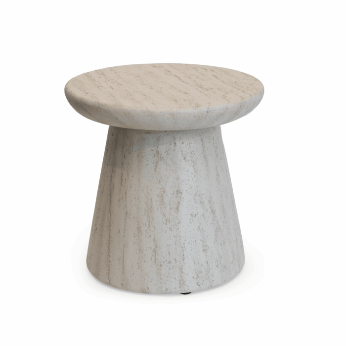 Happy Cocooning Bijzettafel Round Travertin