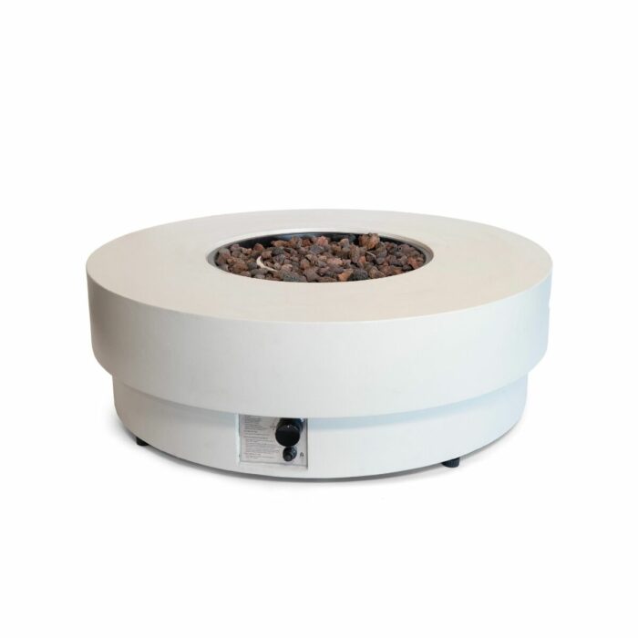 Happy Cocooning Vuurtafel Estate Round 105 Oyster Beige