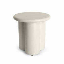 Happy Cocooning Bijzettafel Rib Oyster Beige